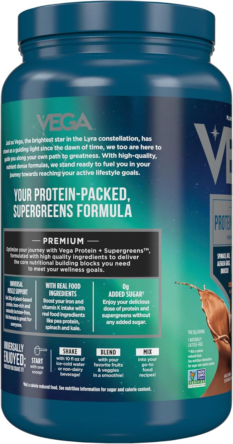 Protein & Greens Powder, Chocolate, 28.7 Ounce