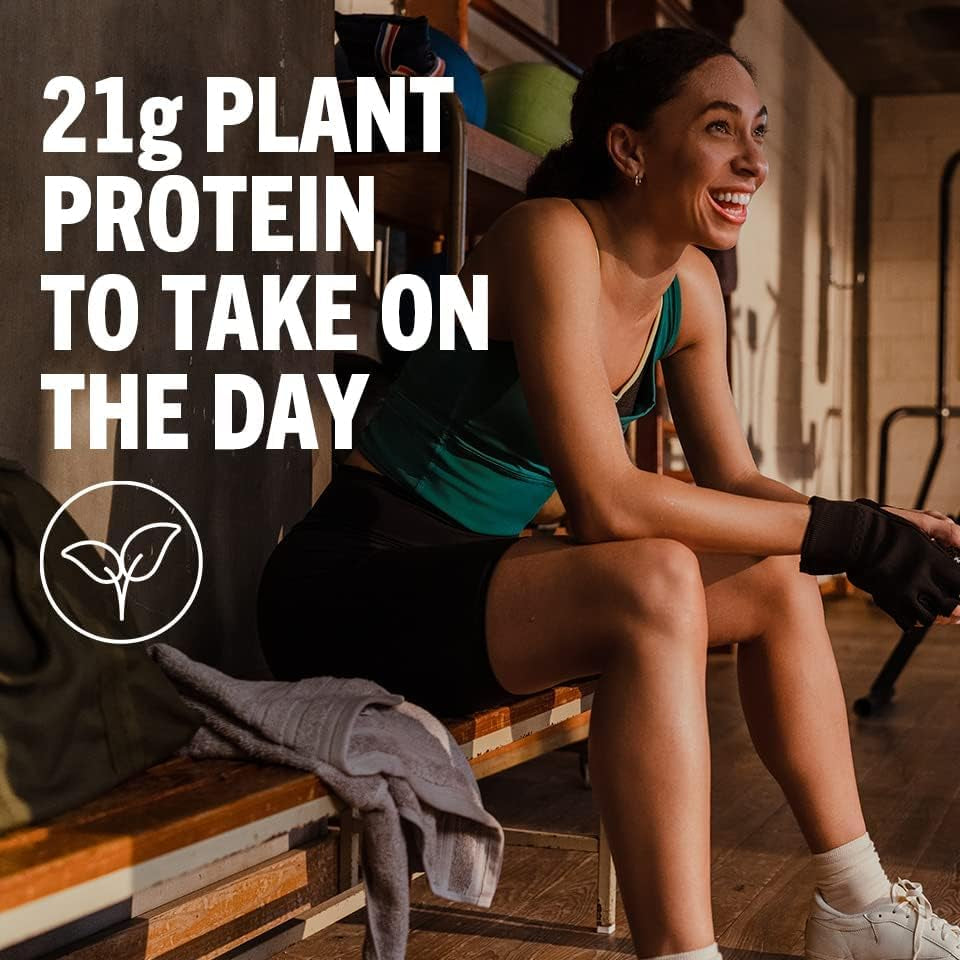 Organic Unflavored Vegan Protein Powder, Natural Unsweetened - 21G of Plant Based Protein, Non Dairy, Gluten Free, No Sugar Added, Soy Free, Non-Gmo, 1.59 Lb (Packaging May Vary)